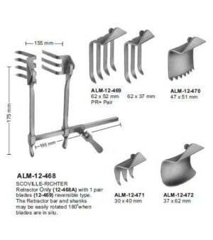 Scoville Richter Self Retaining Retractors