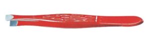 Tweezer Slanted Tips, (Powder Coated)