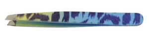 Tweezer Slanted Tips, (Powder Coated)